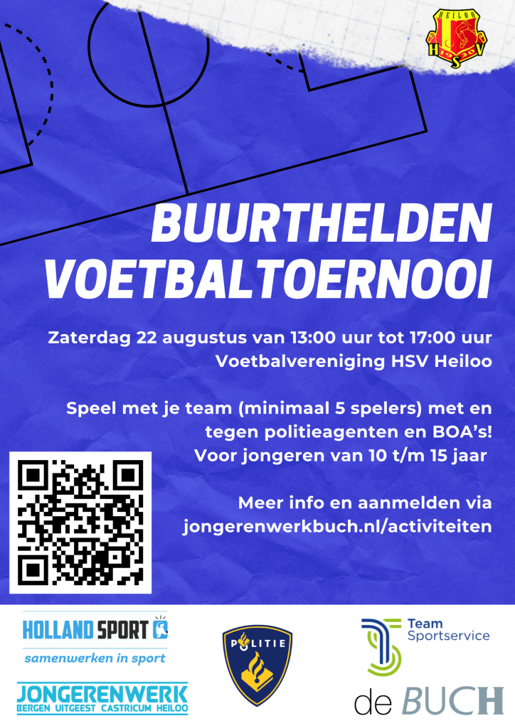 Buurthelden Voetbaltoernooi – 10 t/m 12 jaar